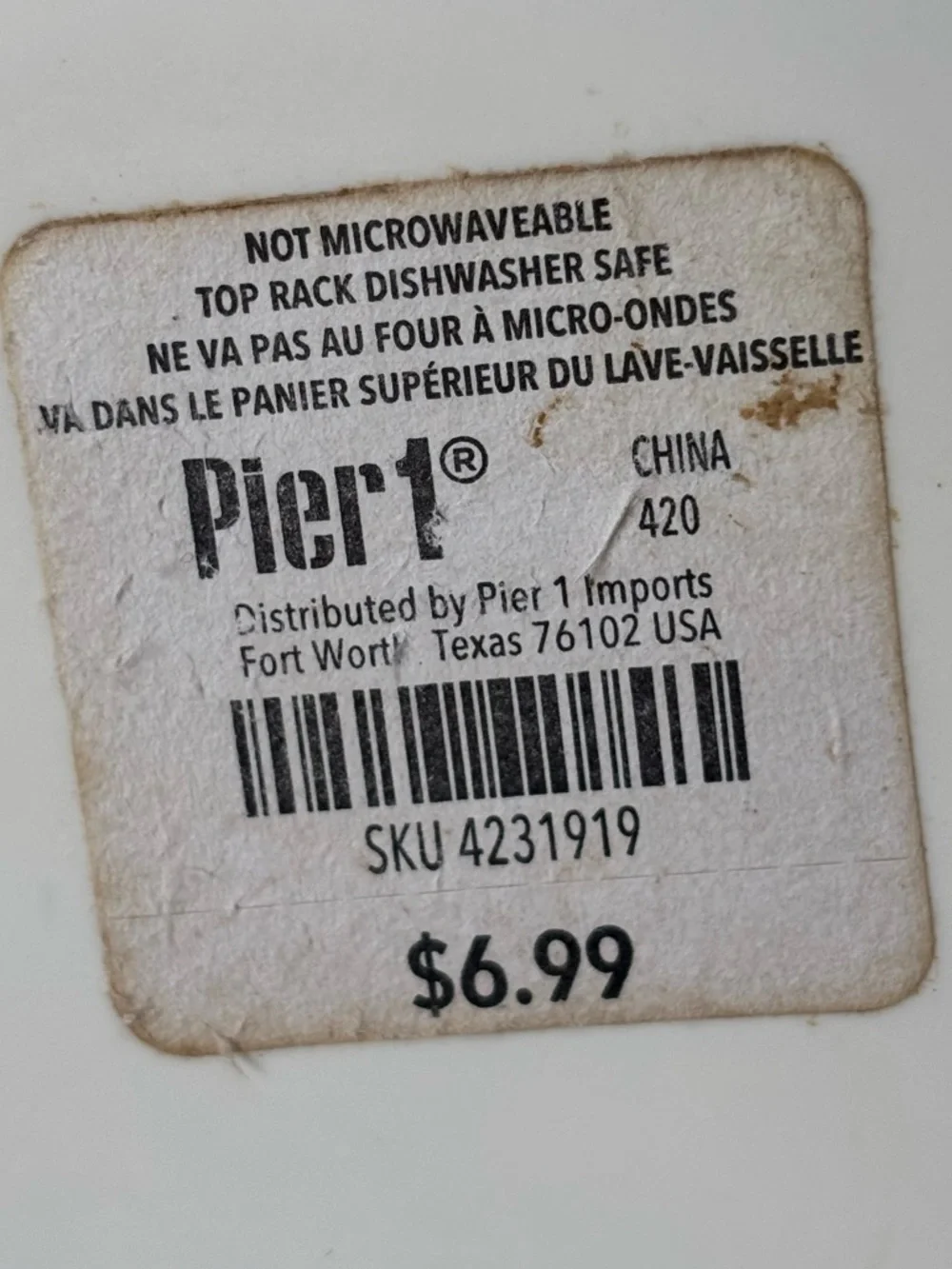 Pier 1 Imports Speedy The Turtle Melamine Snack / Dessert Plate